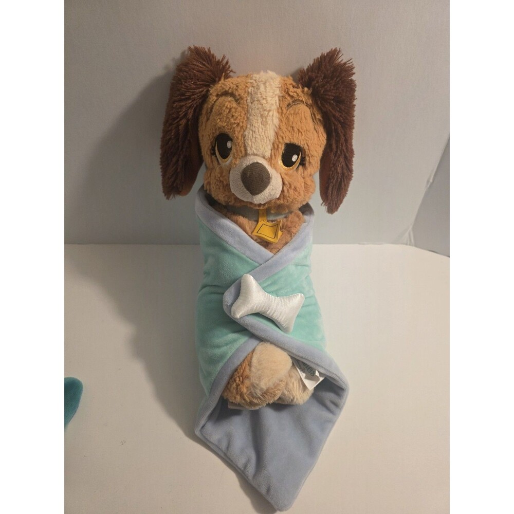 Disney Parks Disney Babies Baby Lady and the Tramp LADY Plush w/Blanket 10"
